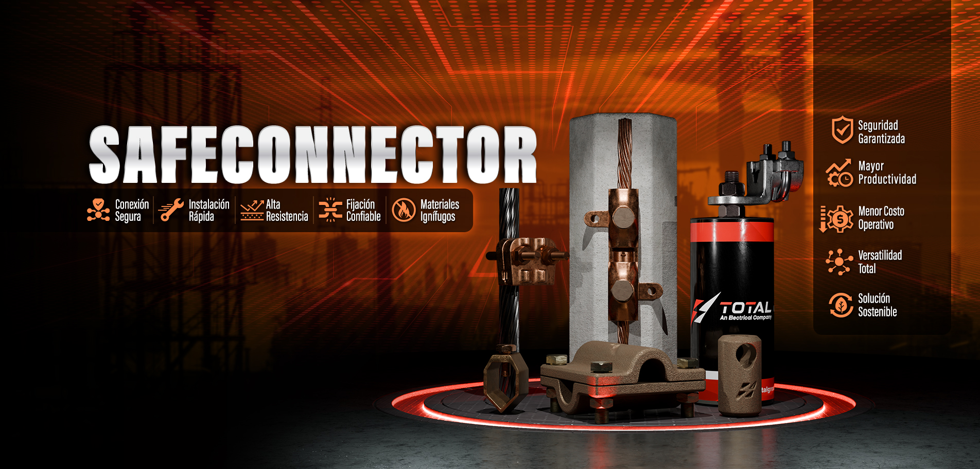 Conectores y soluciones eléctricas